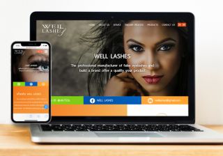 รับทำเว็บไซต์Welllashes ขนตาปลอม