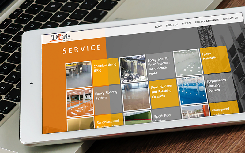 รับทำเว็บไซต์รับเหมาก่อสร้าง Tigris PB รับทำเว็บไซต์รับเหมาก่อสร้าง Tigris PB
